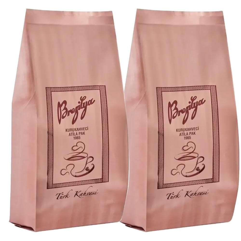 Brezilya Kuru Kahveci Atila Pak Türk Kahvesi 250g x 2 Adet