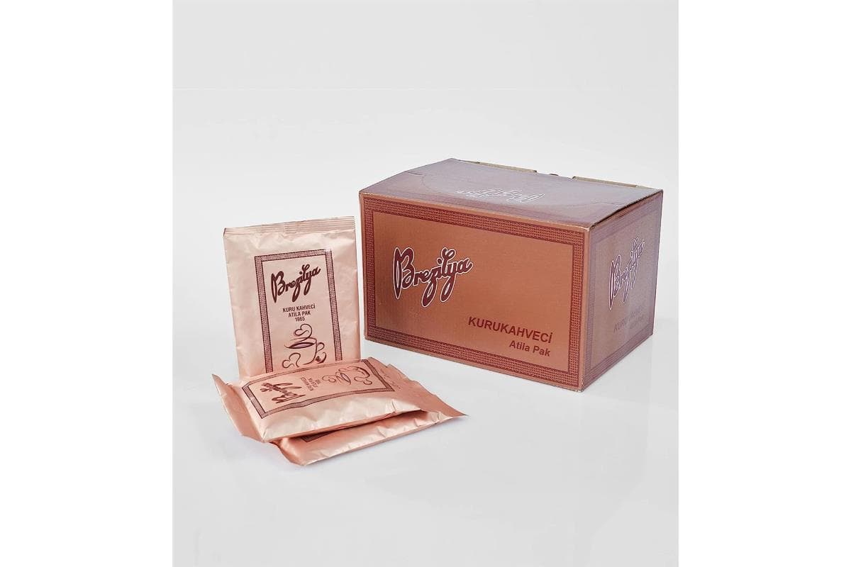 Brezilya Kuru Kahveci Atila Pak Türk Kahvesi 100 gr x 20 Adet