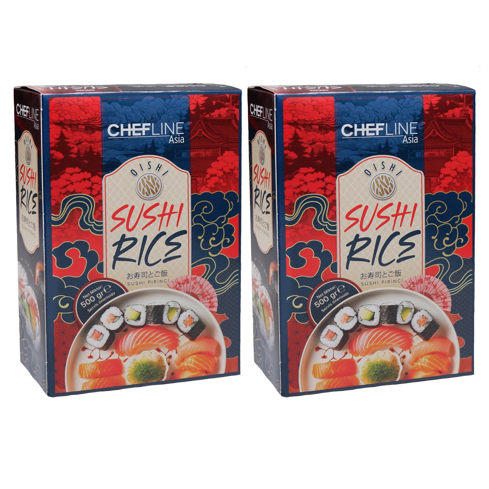 Chefline Asia Suşi Pirinci 500 g x 2 Adet