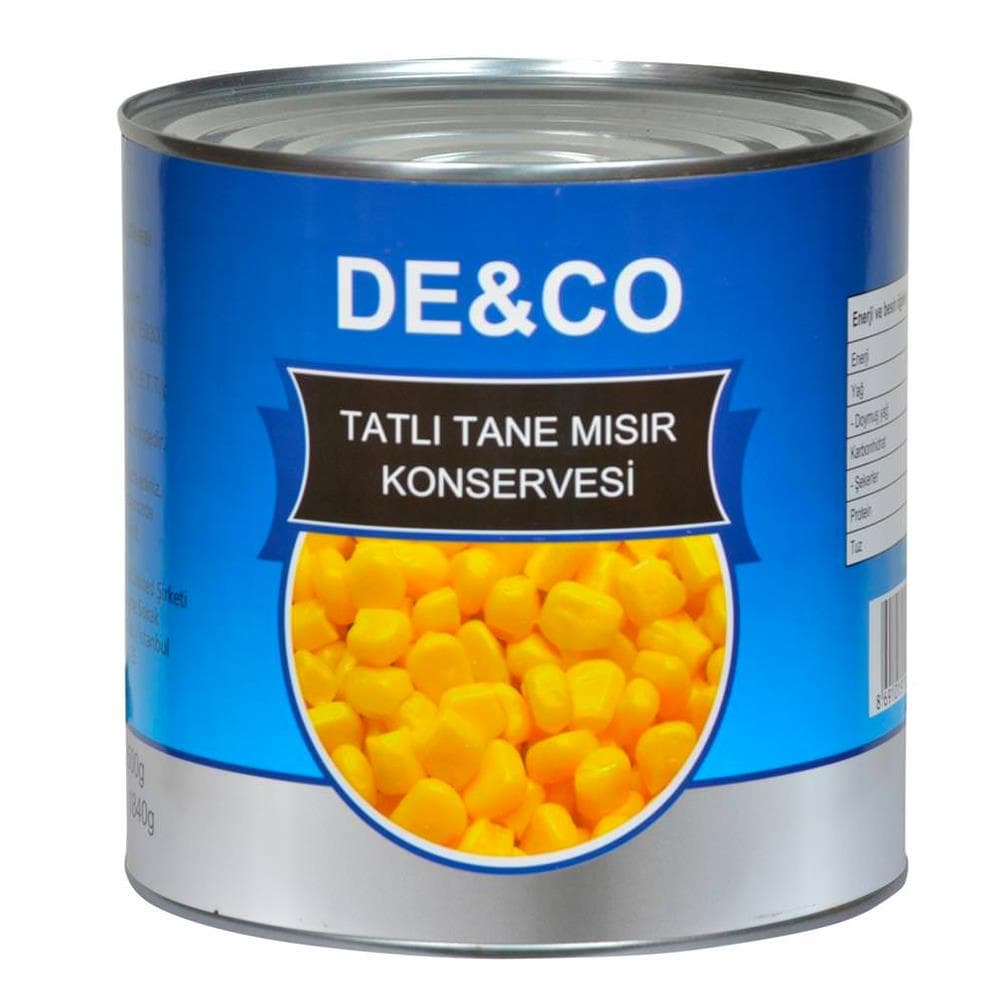 De&Co Tatlı Tane Mısır 340Gr