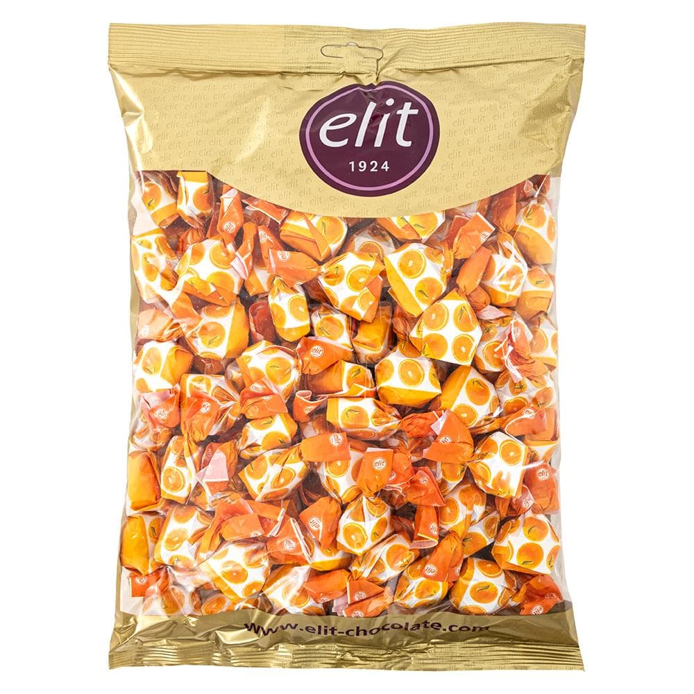 Elit Çikolata Portakal Dolgulu Bonbon Şeker 1Kg Glutensiz