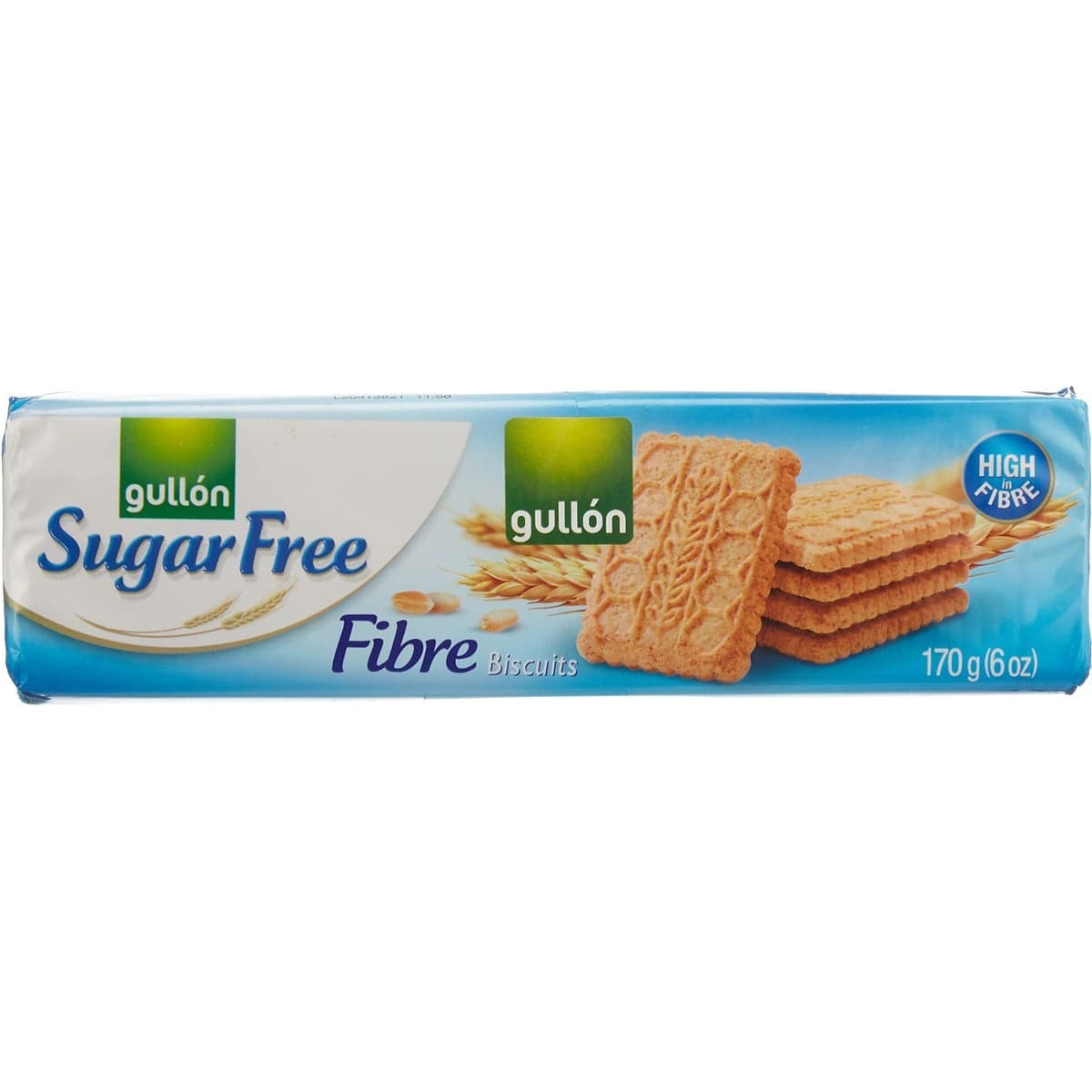 Gullón Şeker İlavesiz Yüksek Lifli Bisküvi 170 g