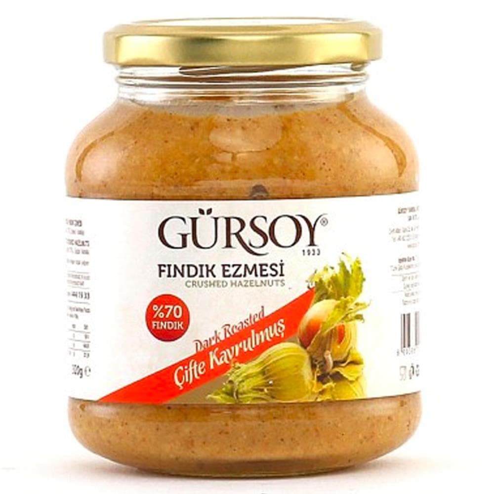 Çifte Kavrulmuş Fındık Ezmesi 320g Cam Kavanoz