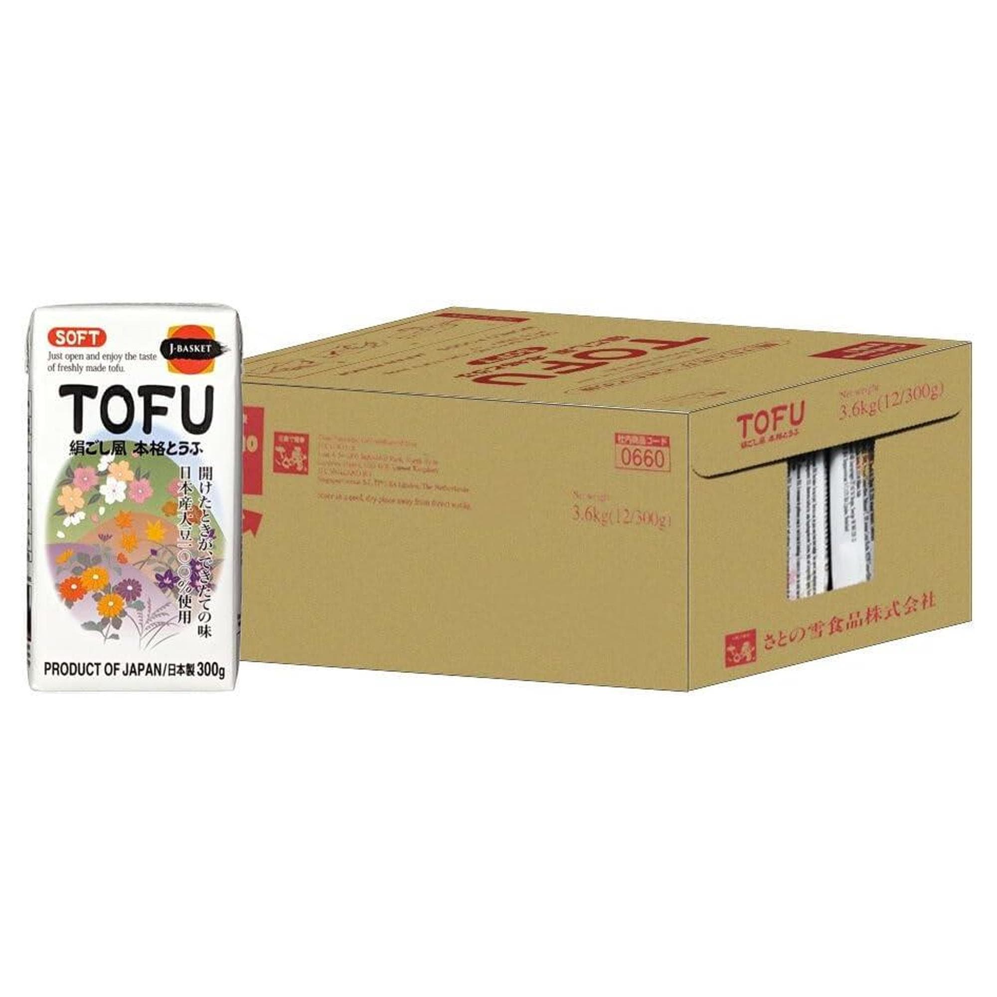 J-Basket Japon Yumuşak Tofu | Yumuşak Soya Ezmesi 300g x 12 Adet (Koli)