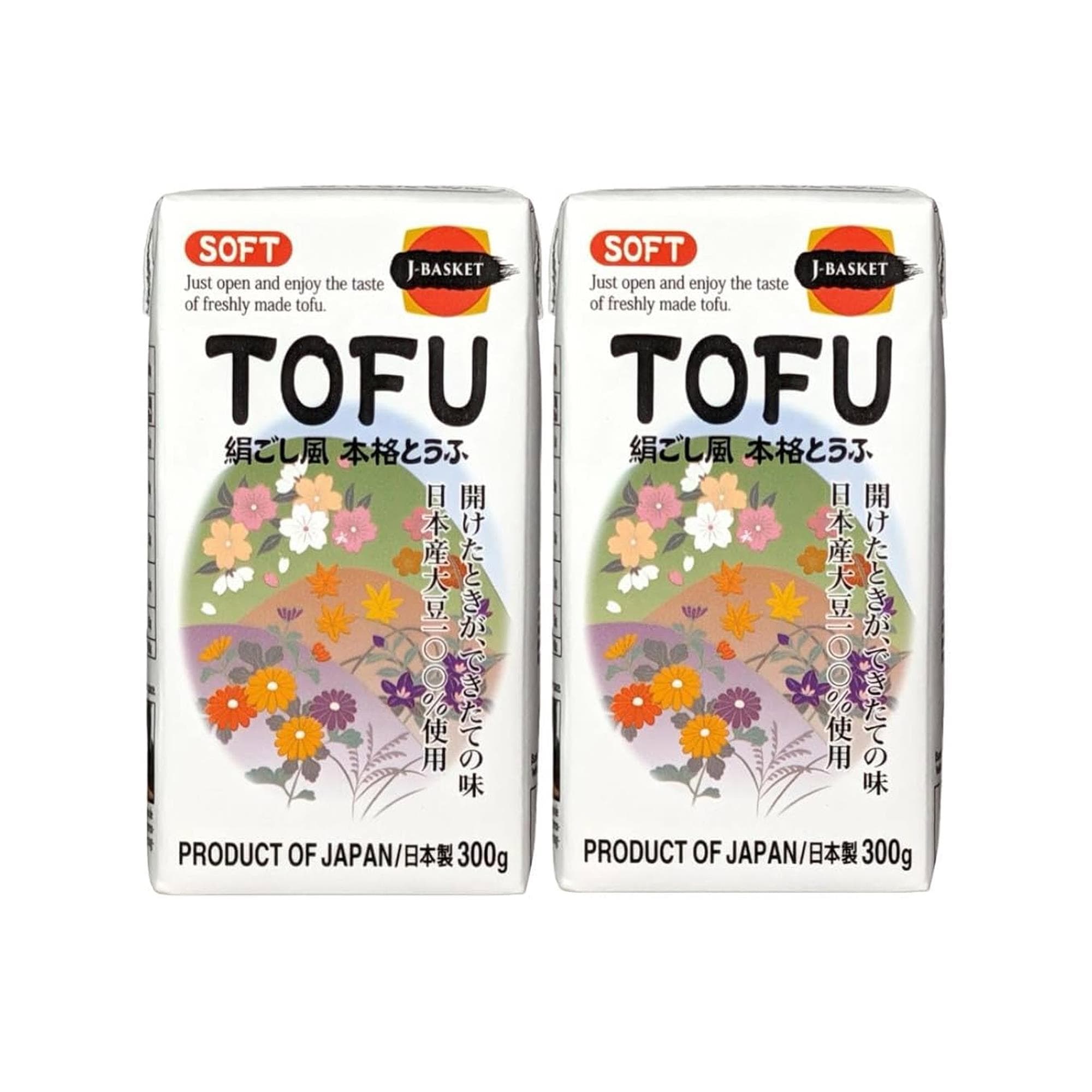 J-Basket Yumuşak Tofu | Yumuşak Soya Ezmesi (Çorba, Ramen, Sote, Salata ve Tatlılar İçin) 300g x 2 Adet