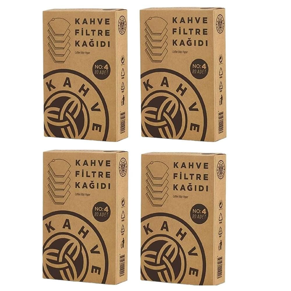 Kahve Dünyası Filtre Kahve Kağıdı No4 80li x 4 Adet