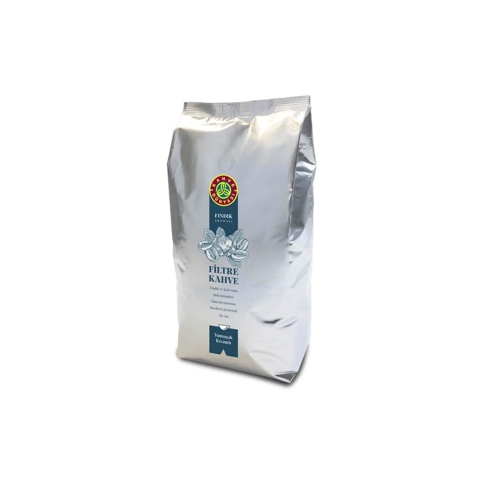 Kahve Dünyası Fındık Aromalı Çekirdek Kahve 1 kg - Aromalı Filtre Kahve