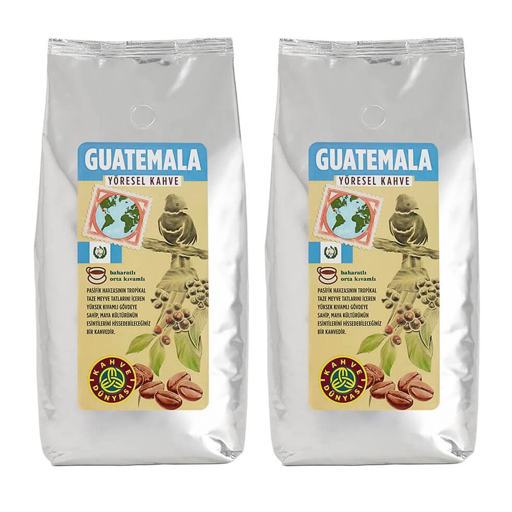 Kahve Dünyası Guatemala Yöresel Filtre Kahve Çekirdek 1kg x 2 Adet
