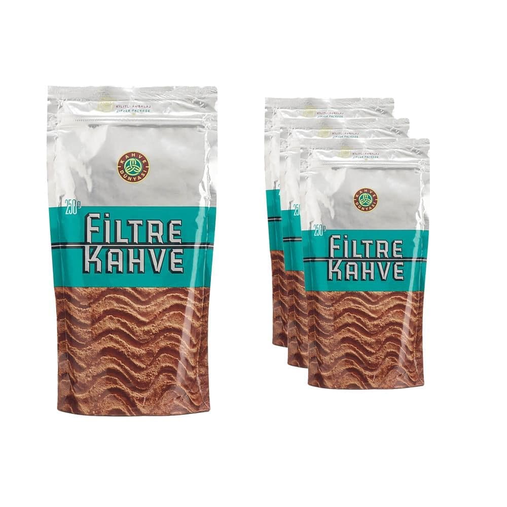 Kahve Dünyası Öğütülmüş Filtre Kahve 250g x 3 Adet