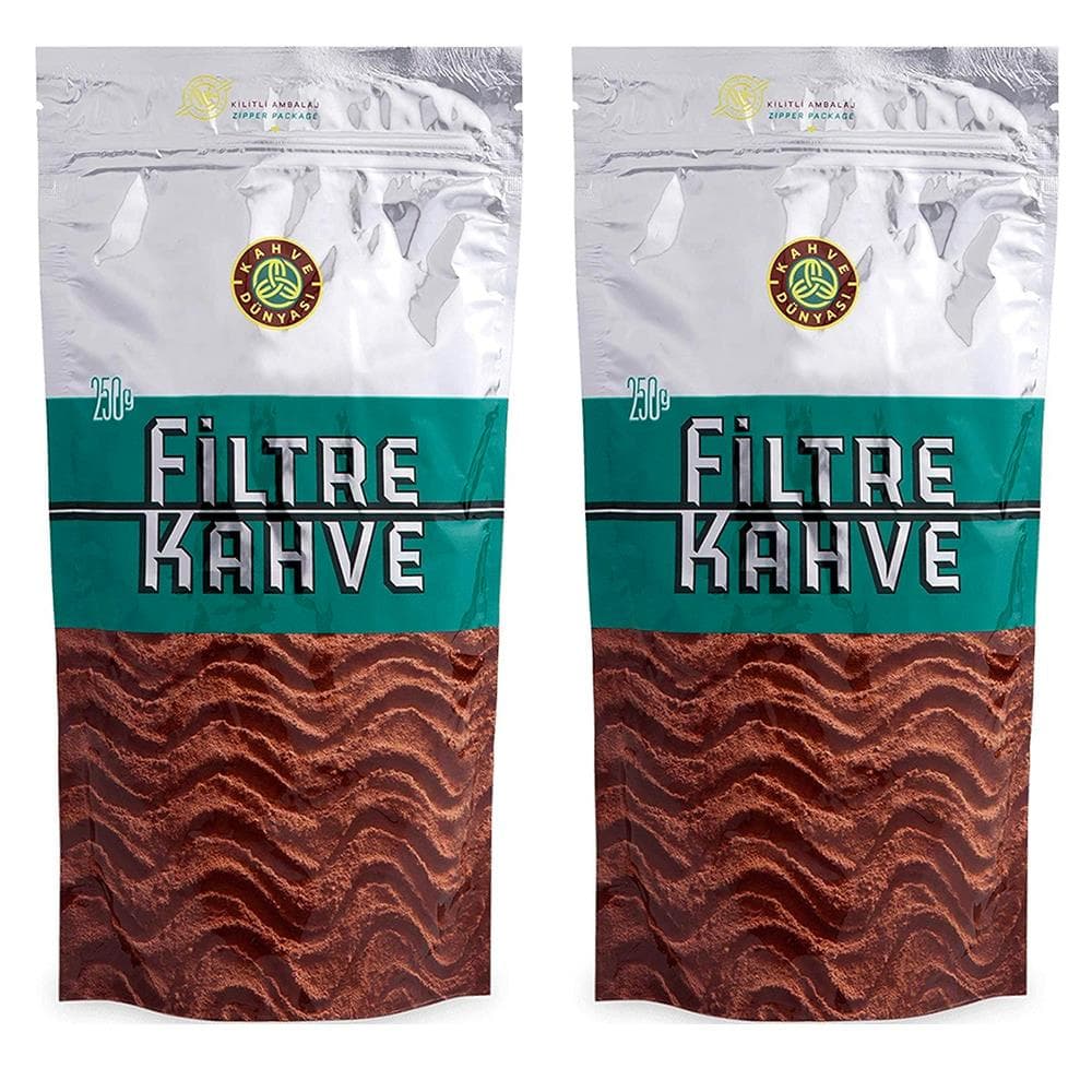 Kahve Dünyası Öğütülmüş Filtre Kahve 250 g x 2 Adet