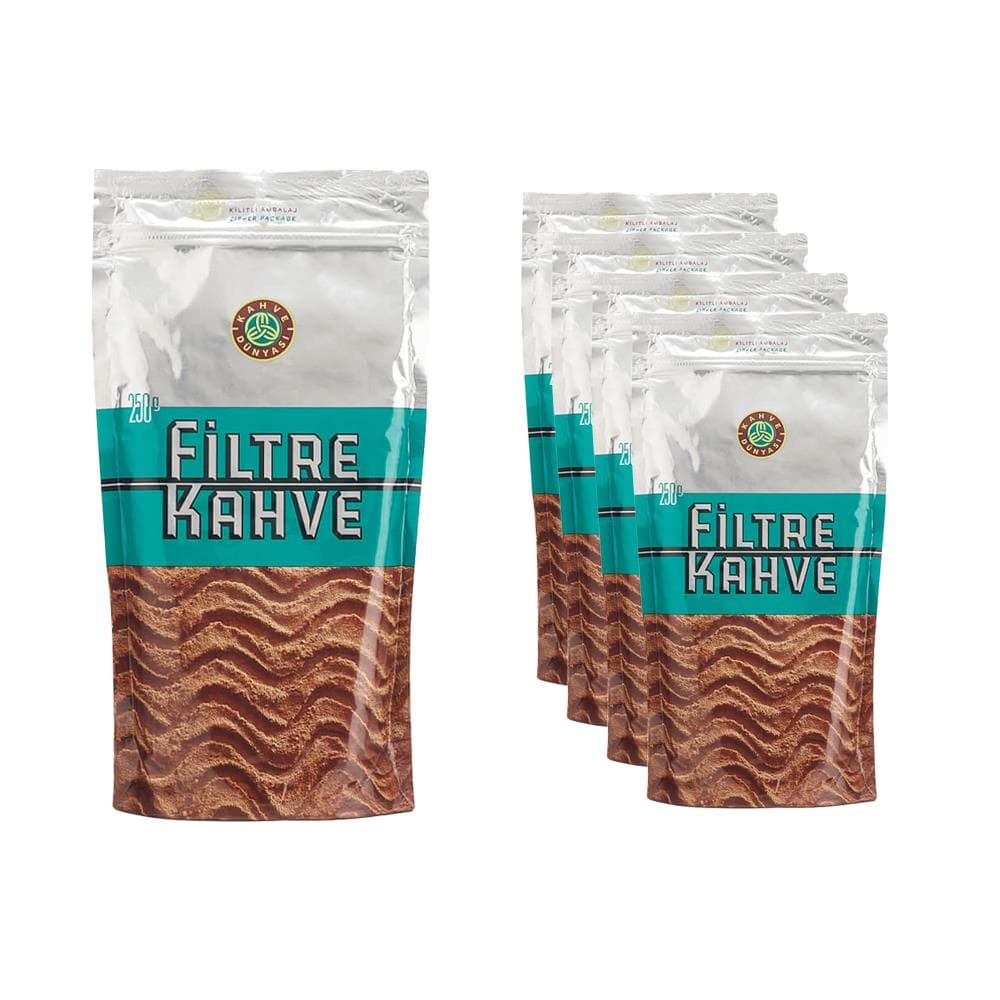 Kahve Dünyası Öğütülmüş Filtre Kahve 250g x 4 Adet