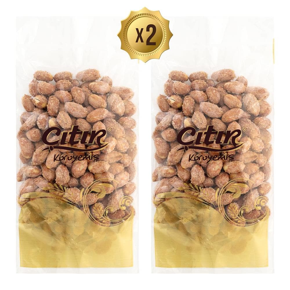 Kavrulmuş İri Boy Tuzlu Yer Fıstığı 250G x 2 Adet