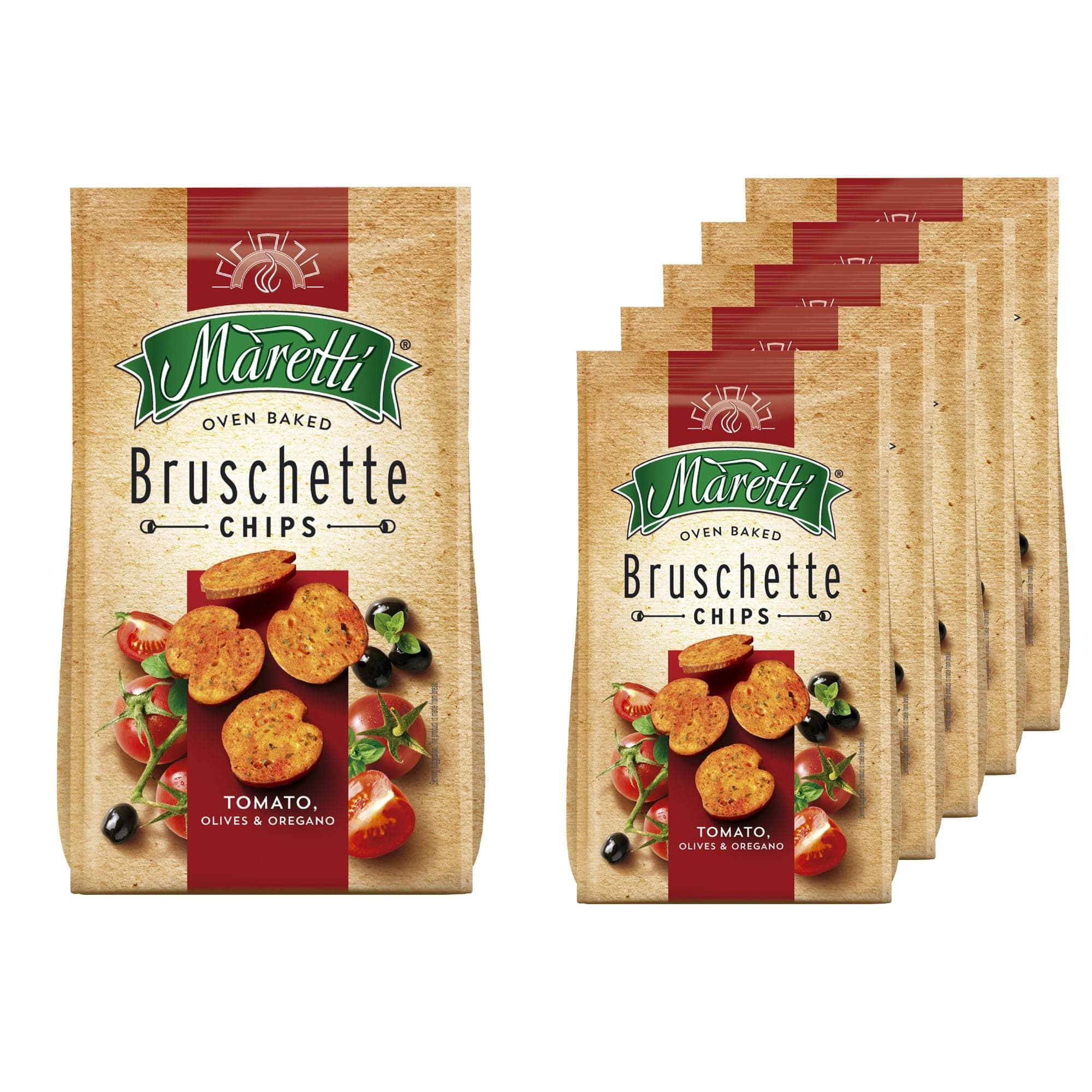 Maretti Bruschette Tomato Kızartılmış Ekmek 70g x 5 Adet
