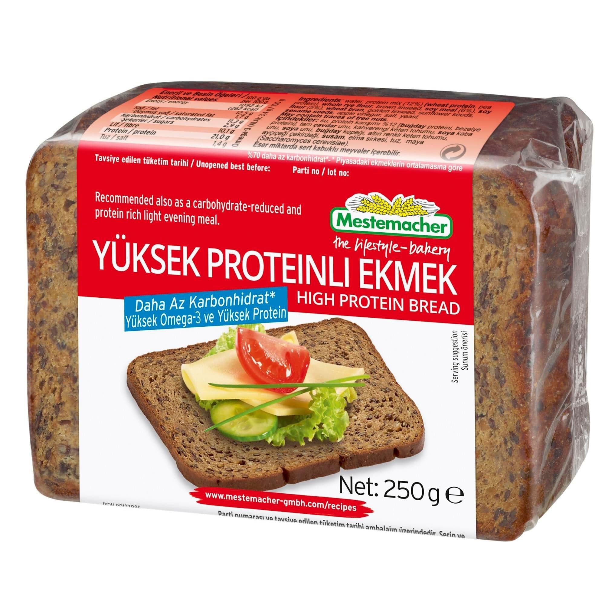 Mestemacher Yüksek Proteinli Ekmek 250 g