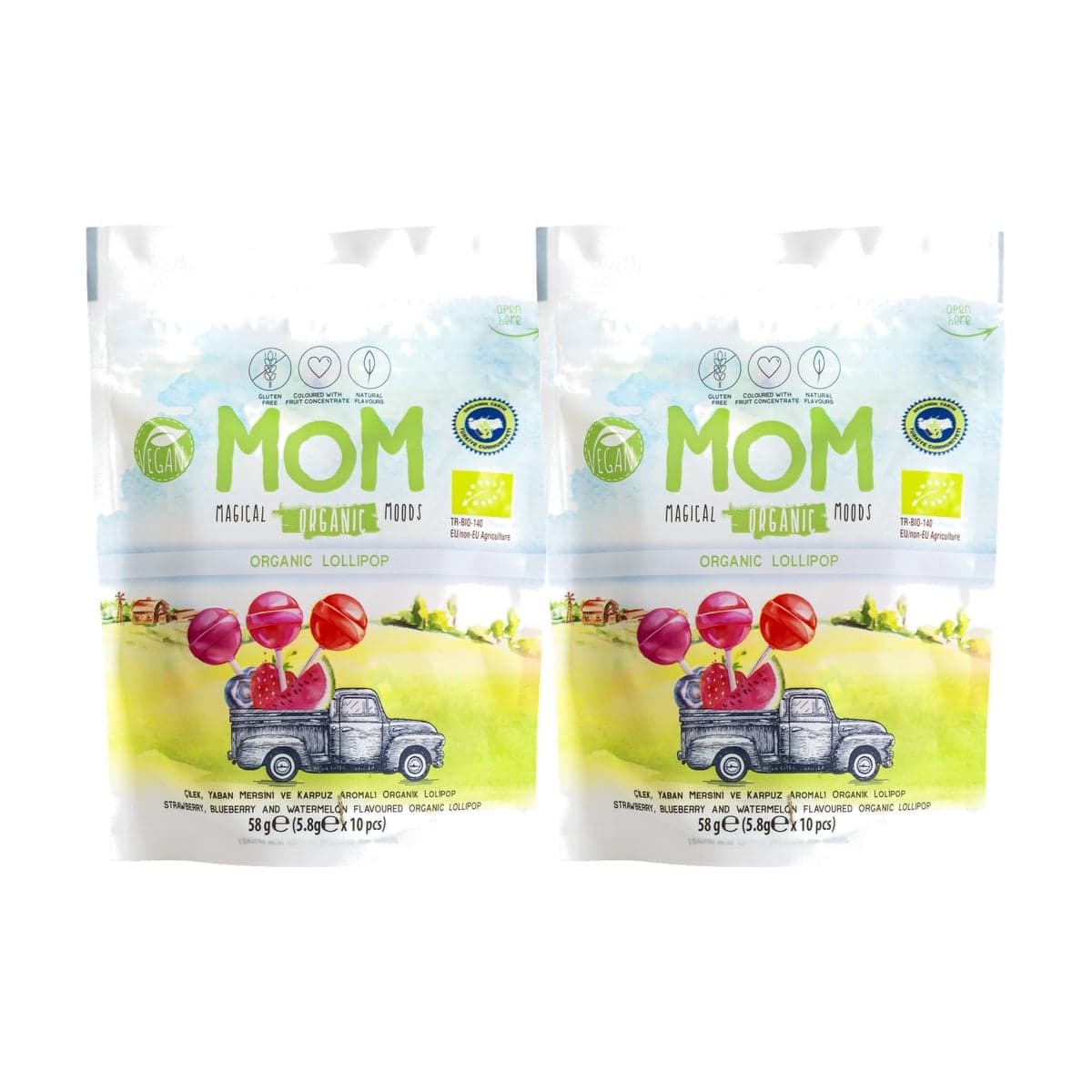 MOM Magical Organic Moods Lolipop 5,8gr x 2 Adet