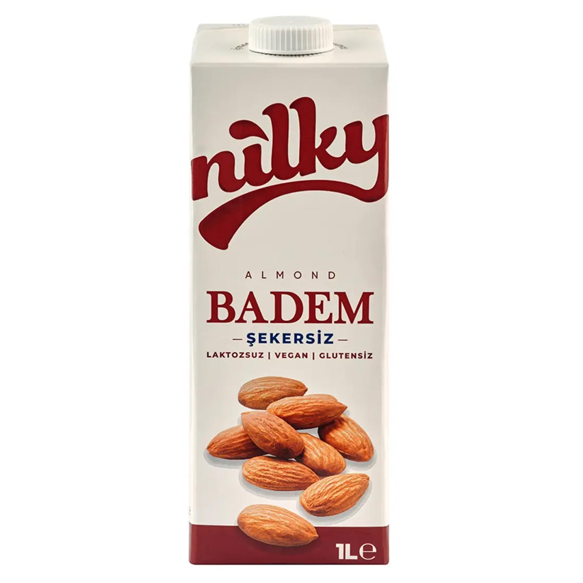 Nilky Şekersiz Badem Sütü 1 L