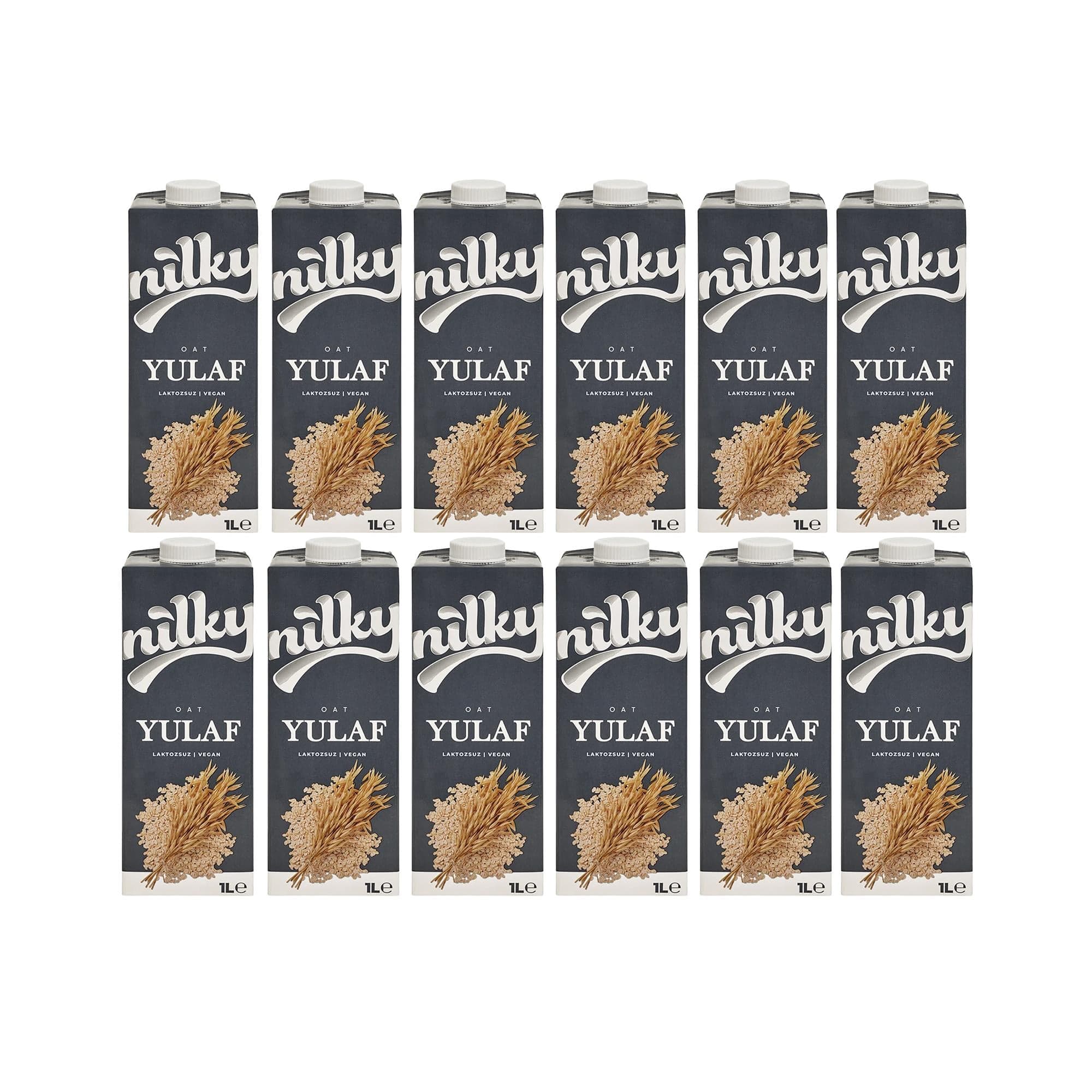 Nilky Yulaf Sütü 1 L x 12 Adet Koli