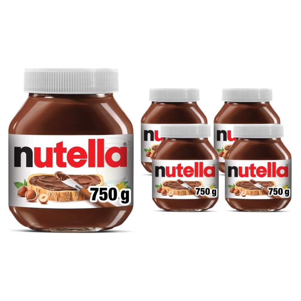 Nutella Kakaolu Fındık Kreması 750g x 4 Adet - Kakao, Fındık Kreması