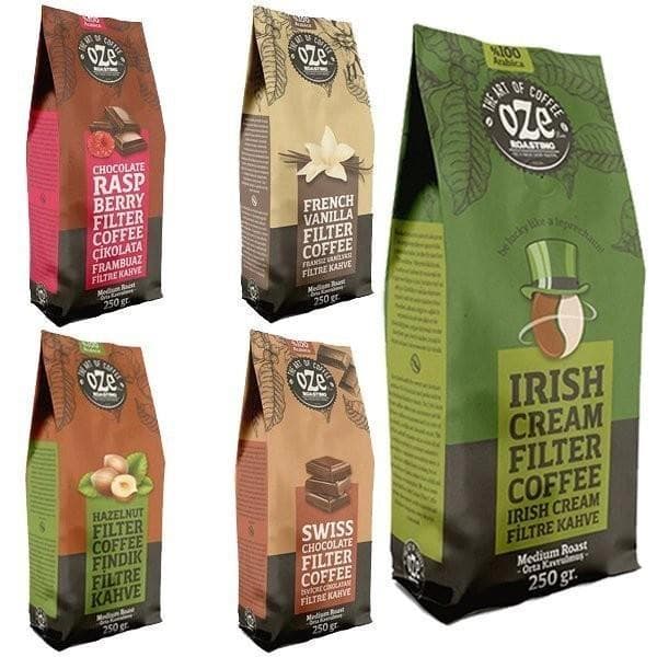 Aromalı Filtre Kahve Seti 5'li 250G