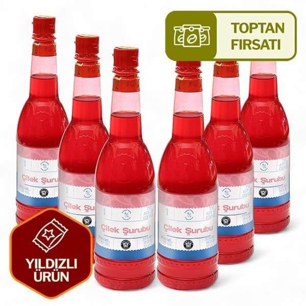 Çilek Şurubu 6'lı 75CL