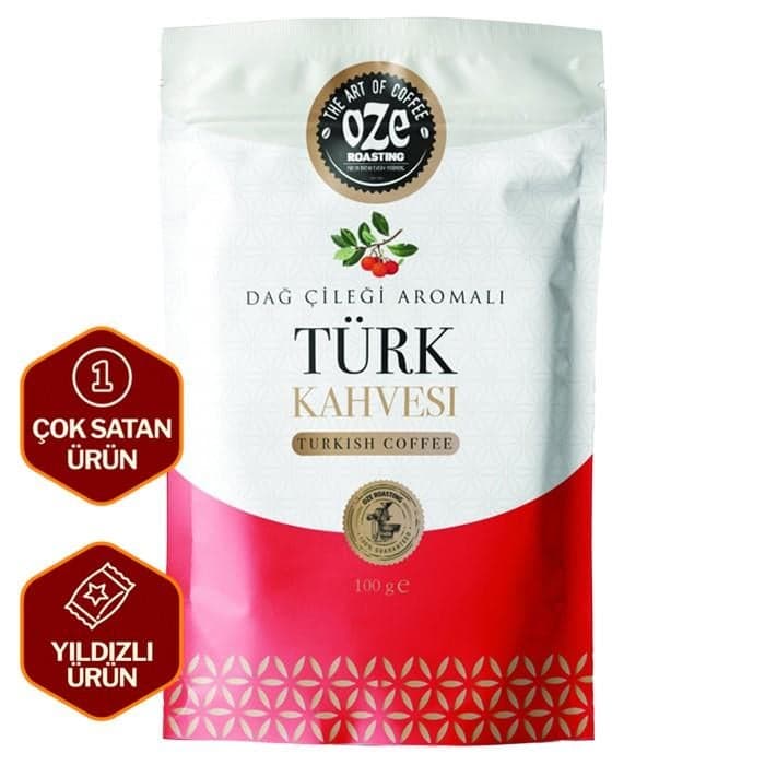 Dağ Çileği Aromalı Türk Kahvesi 100G