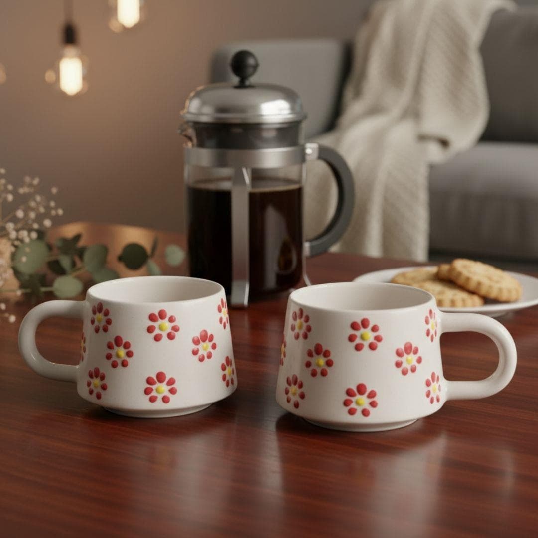 Oze Seramik Fincan 2'li Set – No: 01