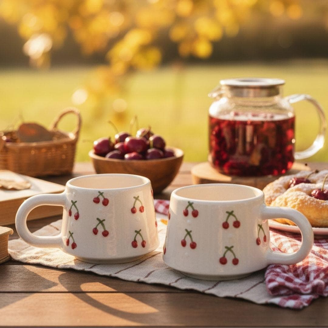 Oze Seramik Fincan 2'li Set – No: 06