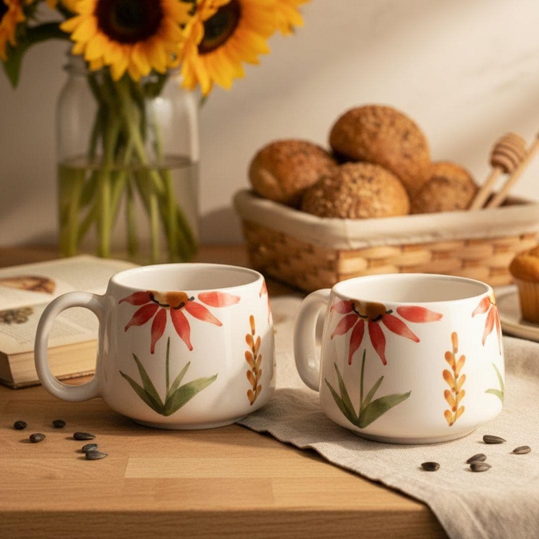 Oze Seramik Fincan 2'li Set – No: 07