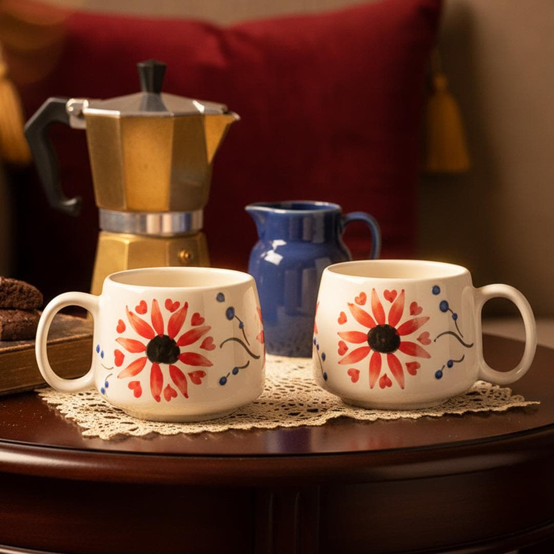 Oze Seramik Fincan 2'li Set – No: 14