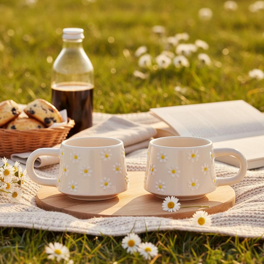 Oze Seramik Fincan 2'li Set – No: 18