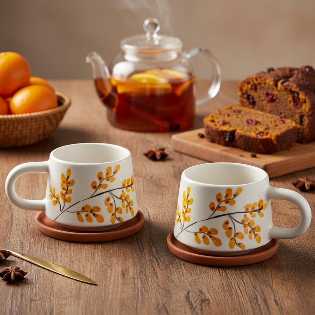 Oze Seramik Fincan 2'li Set – No: 19