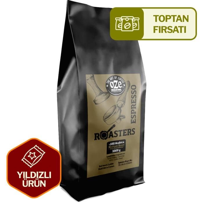 Roasters Espresso Kahve 1000G - Seçili Kahvelerde 2. Ürüne %70 İndirim