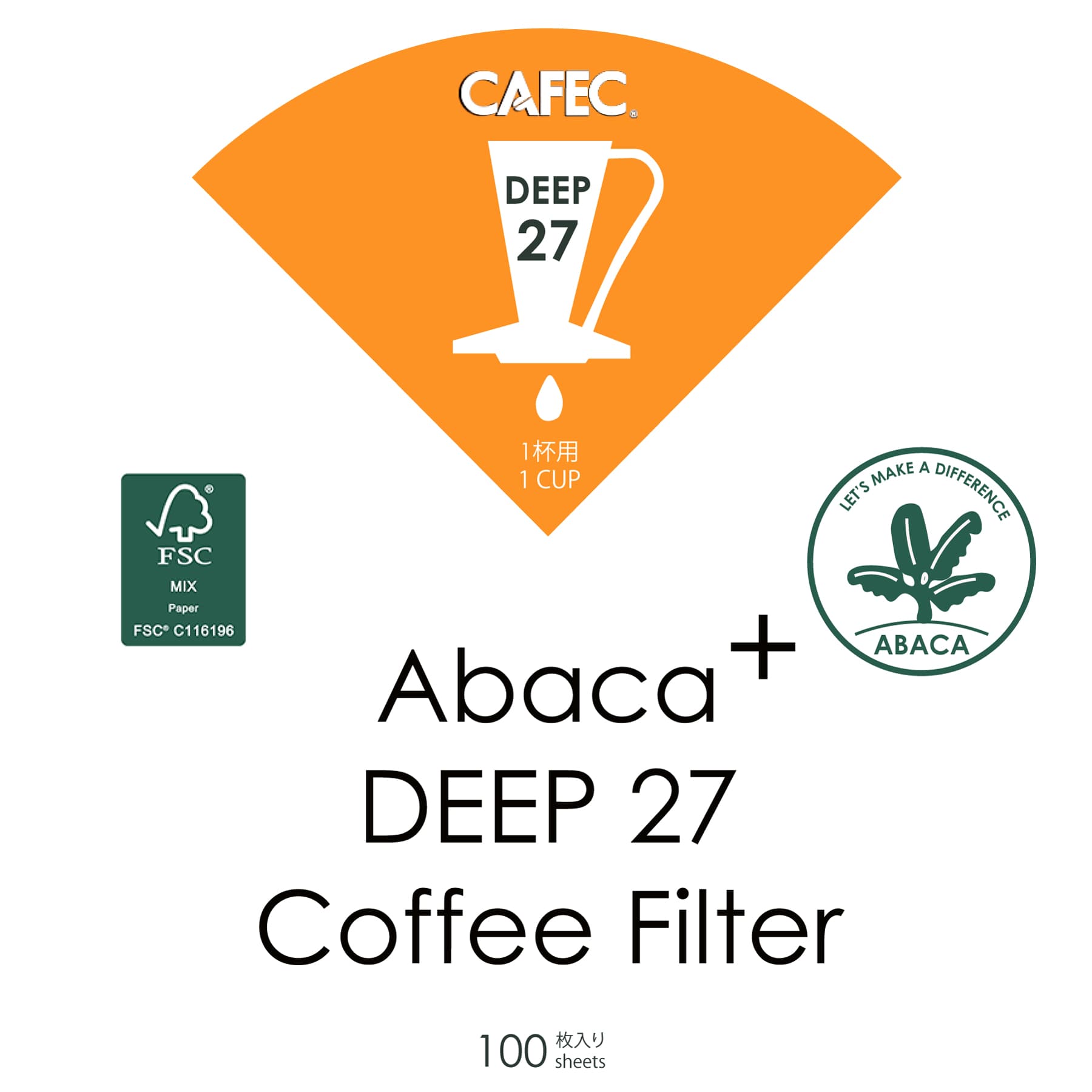 Cafec Abaca PLUS Deep 27 Filtre Kağıdı